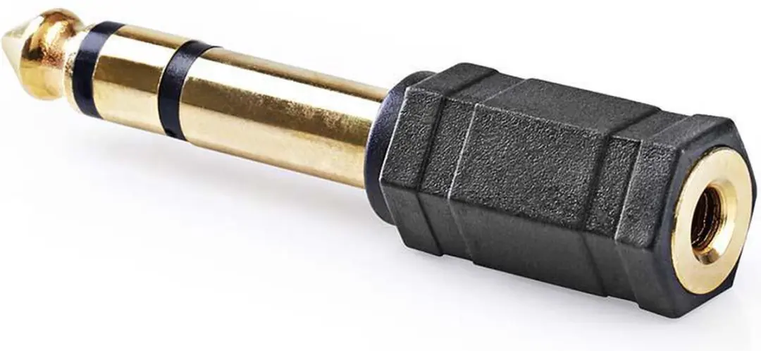Nedis CAGP23930BKG Stereo-Audioadapter 6,35mm/3,5mm - 10 Stuks