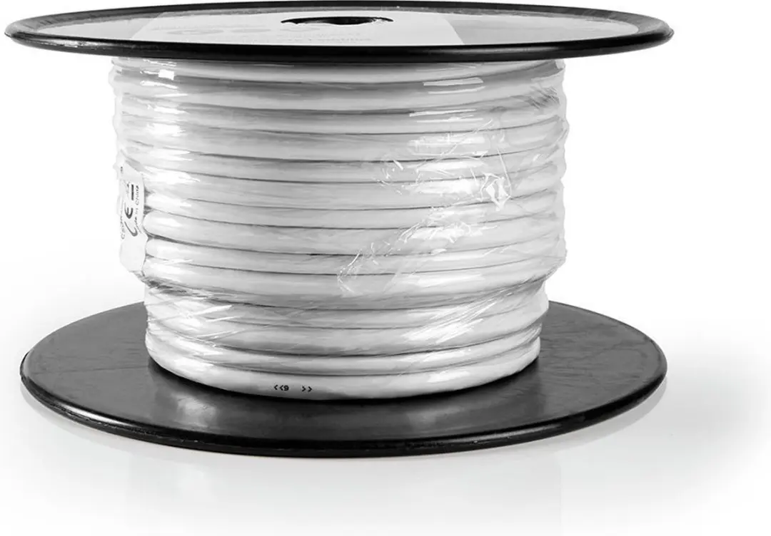 Nedis IEC CAT6 Combikabel RG58 75 Ohm 10m - Wit