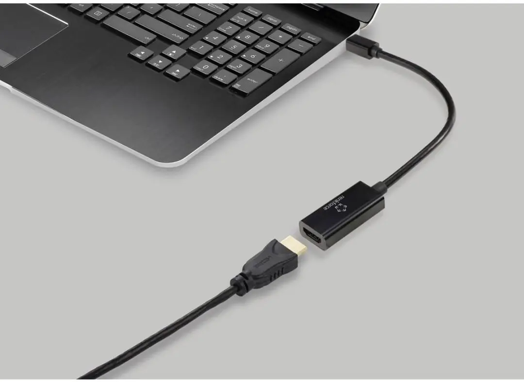 Renkforce RF-5947252 DisplayPort naar HDMI Adapterkabel - 0,16m - Zwart