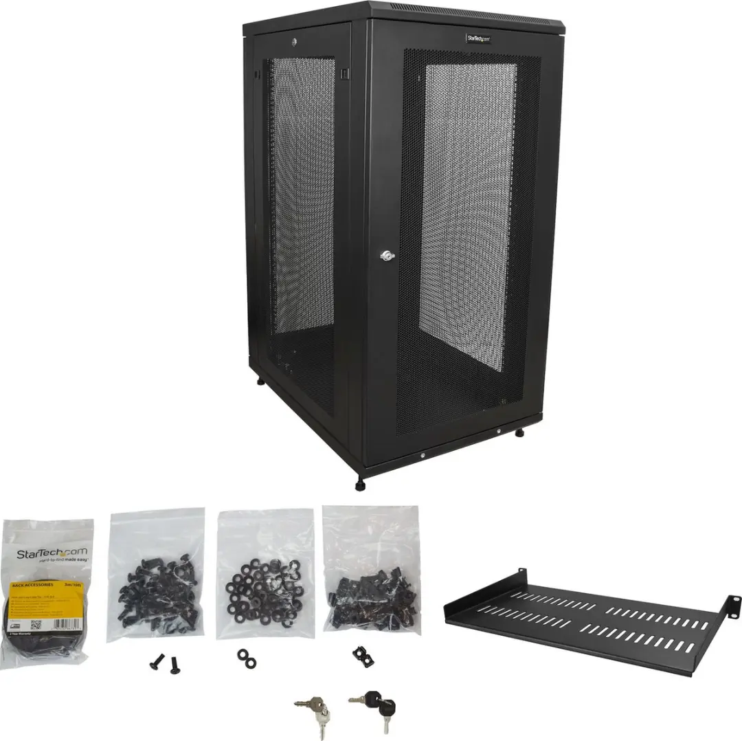 Startech RK2433BKM Rackkast 24U - 78cm - Zwart
