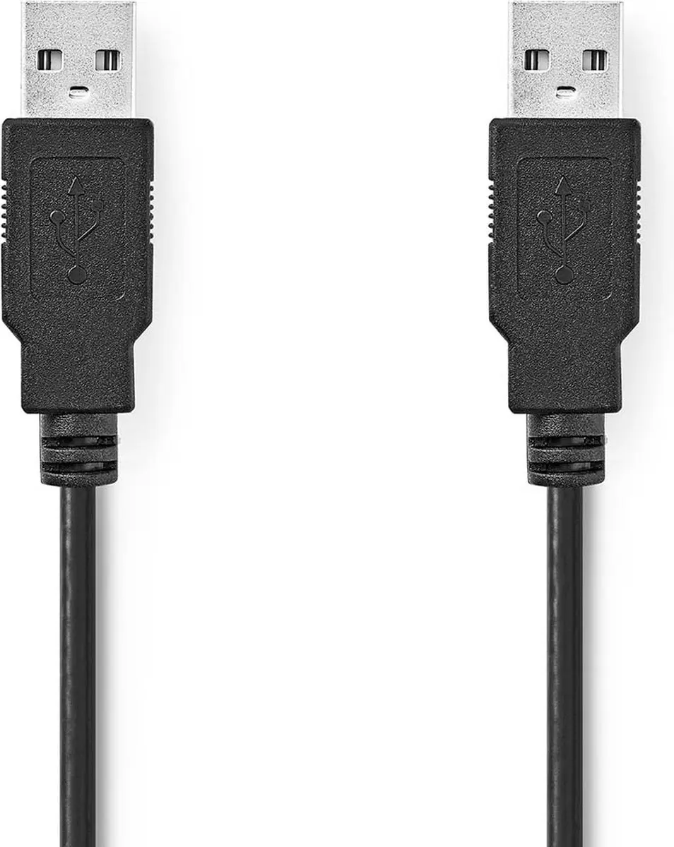 Nedis USB 2.0 A-A Kabel 480 Mbps 3m - Zwart