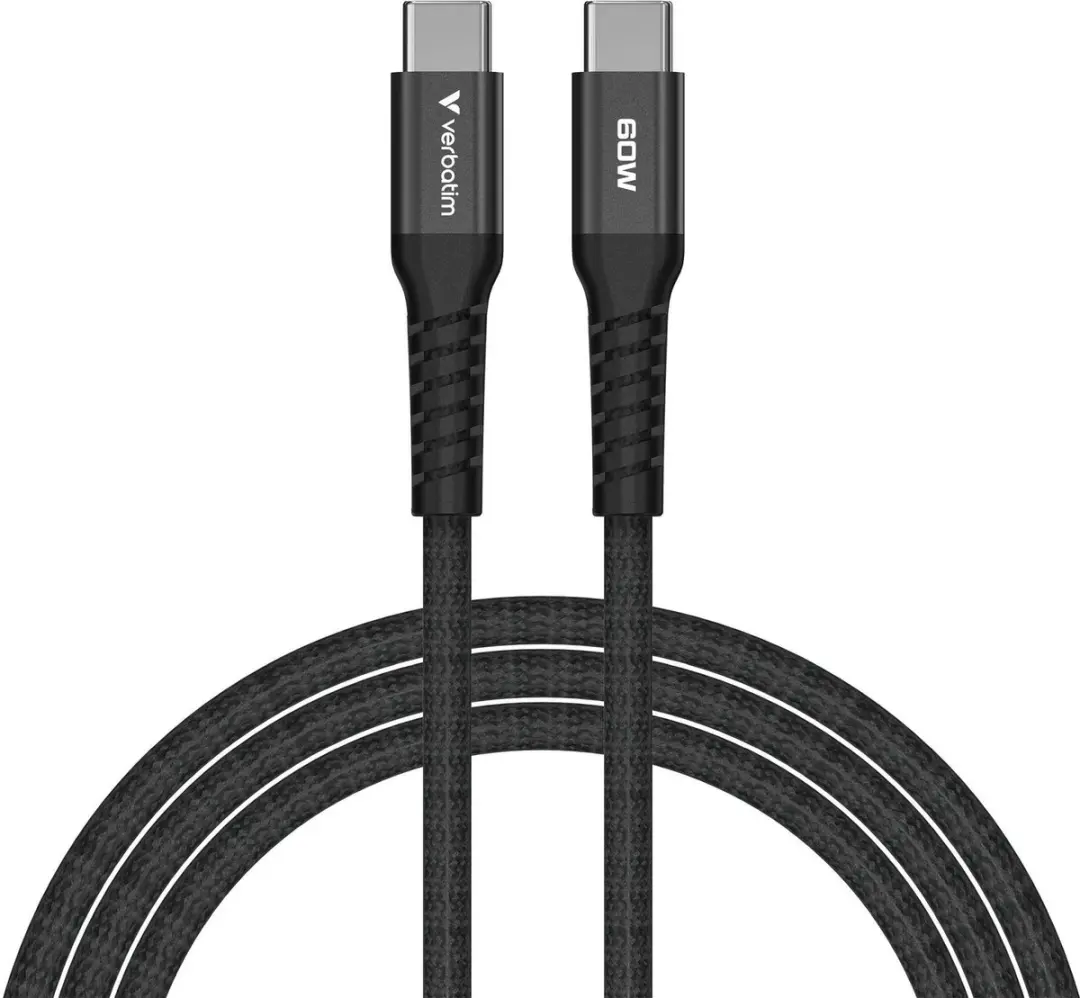 Verbatim 31859 USB-C Kabel 1,2m 60W PD - Zwart