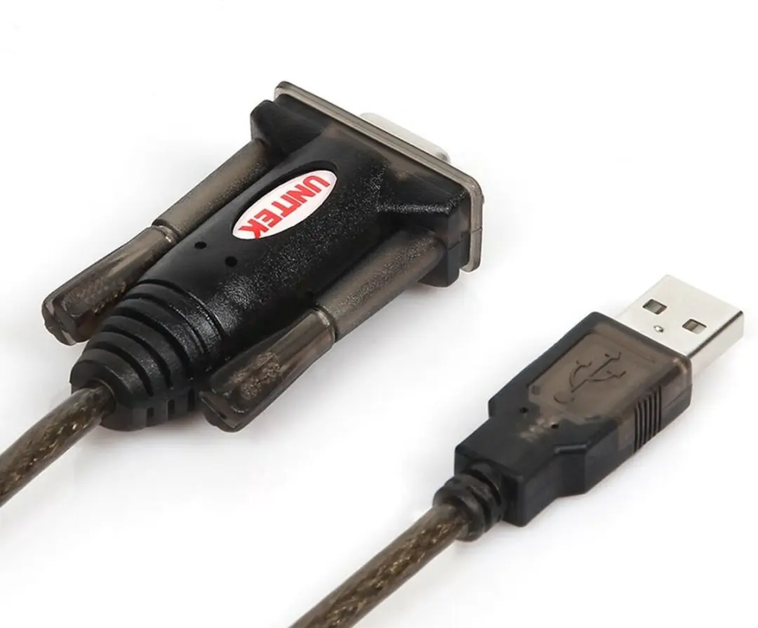 Unitek Y-105 USB naar RS-232 Converter - 140cm Kabel - Zwart