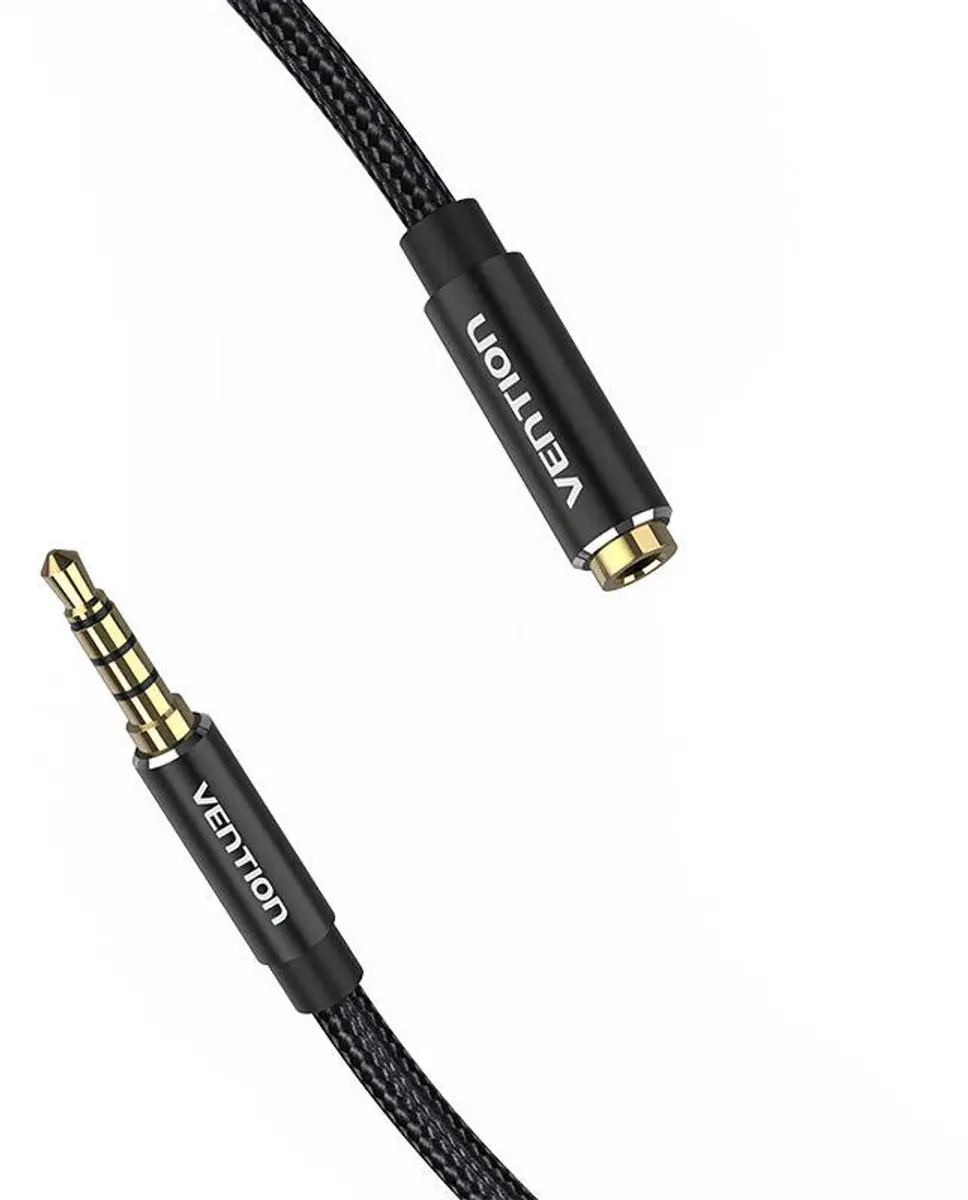 Vention TRRS Audiokabel 3,5mm M-M 3,5m - Transparant