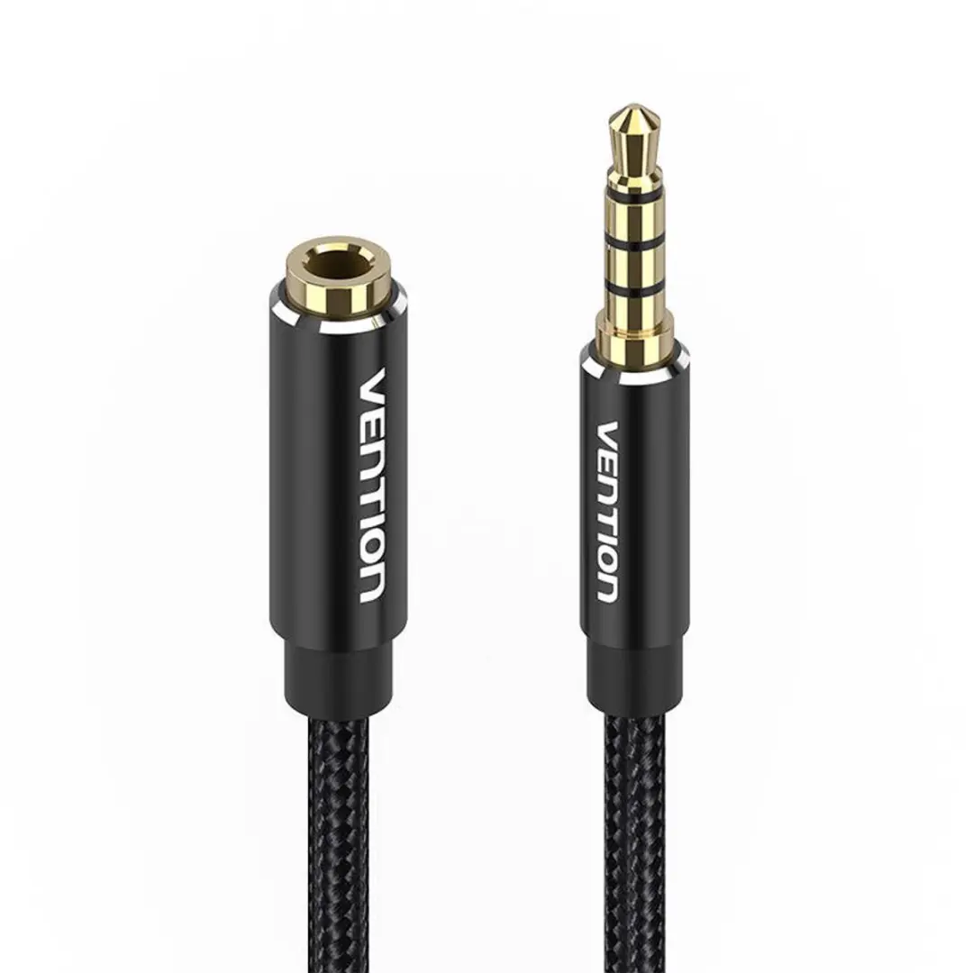 Vention TRRS Audiokabel 3,5mm M-M 3,5m - Transparant