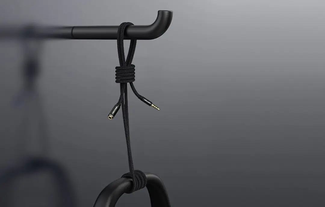 Vention TRRS Audiokabel 3,5mm M-M 3,5m - Transparant