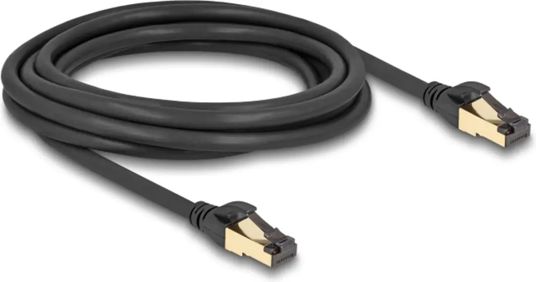 Delock RJ45 Cat.6A Kabel 3m - Zwart
