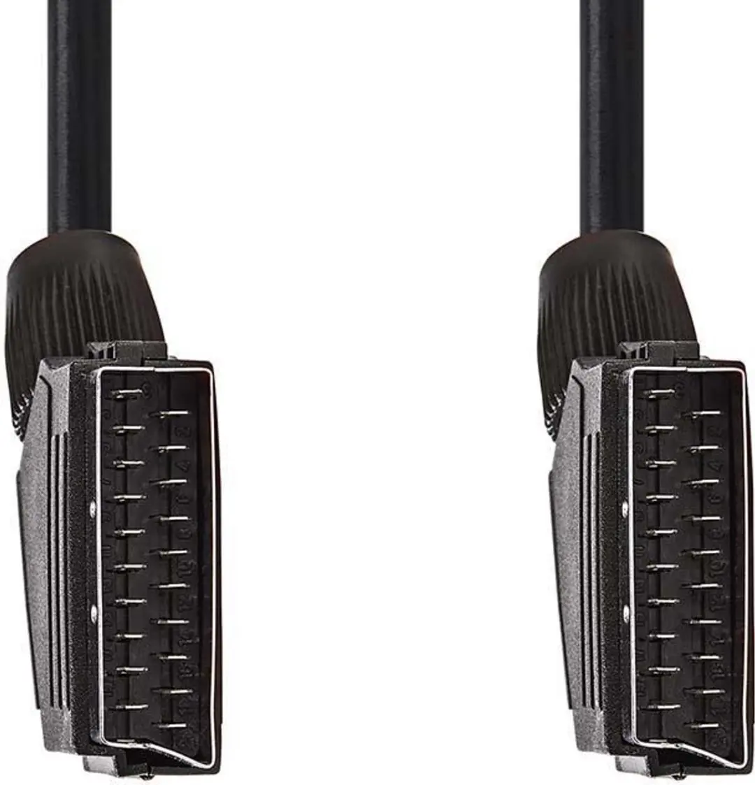 Nedis SCART-Kabel CVGL31001BK15 - 1.50m - Zwart