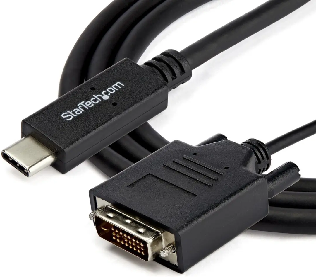 Startech USB-C naar DVI Adapterkabel 2m - 1920x1200 - Zwart - afbeelding 6 van 6