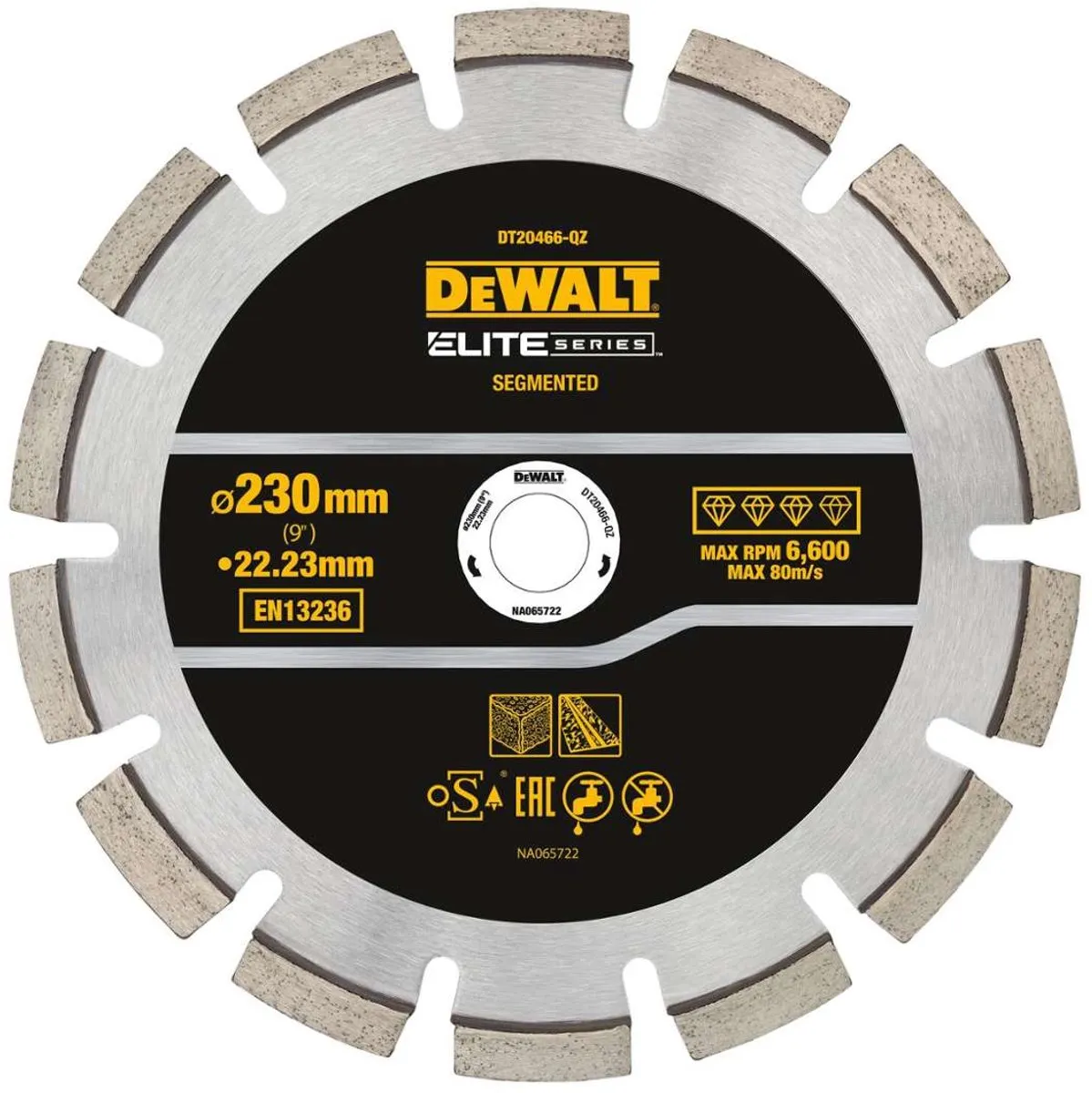 DeWalt DT20466 Diamantzaagblad 230mm Elite Series
