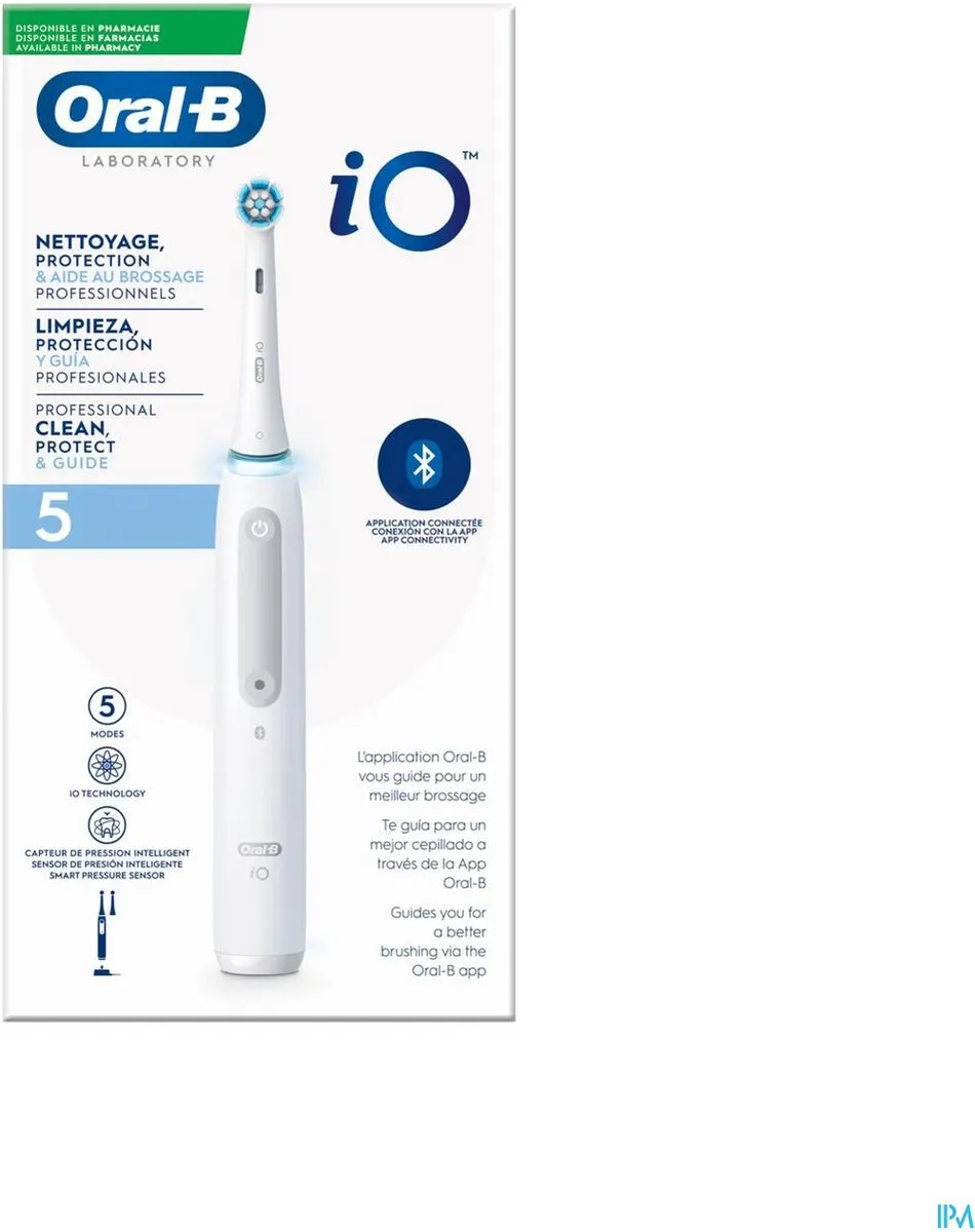 Oral-B Io Laboratoire 5 Elektrische Tandborstel - 5 Snelheden - Wit