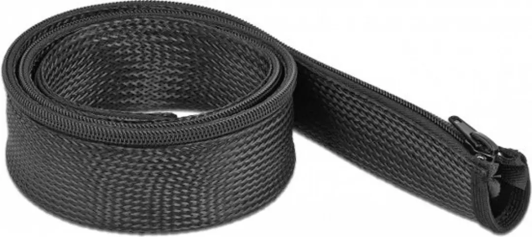 Delock Polyester Kabelsleeve 50mm - Zwart