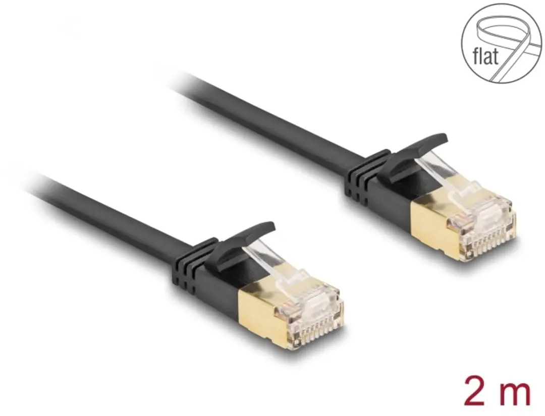 Delock Cat.6A/7 U/FTP Netwerkkabel 2m