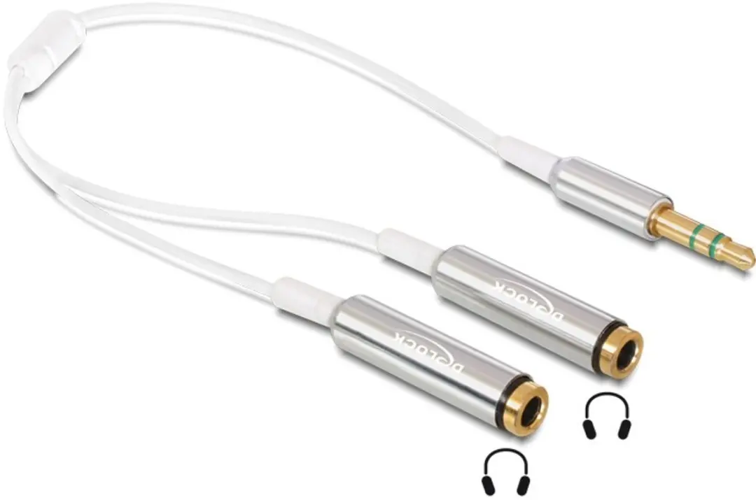 Delock 3,5mm Jack Stereo Audio Splitter