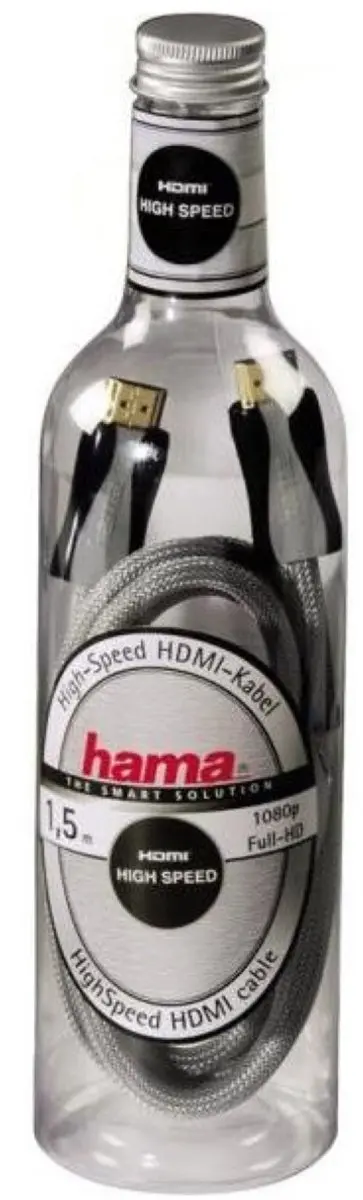 Hama High-Speed HDMI-kabel 1,5m - Zilver