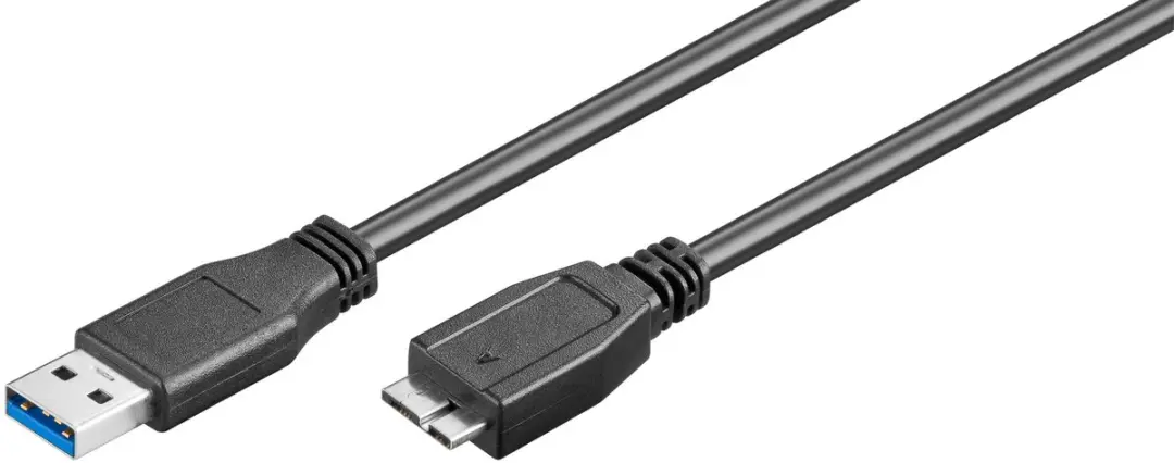 Nedis USB 3.2 Gen 1 A-MicroB Kabel 5Gbps 0,5m - Zwart
