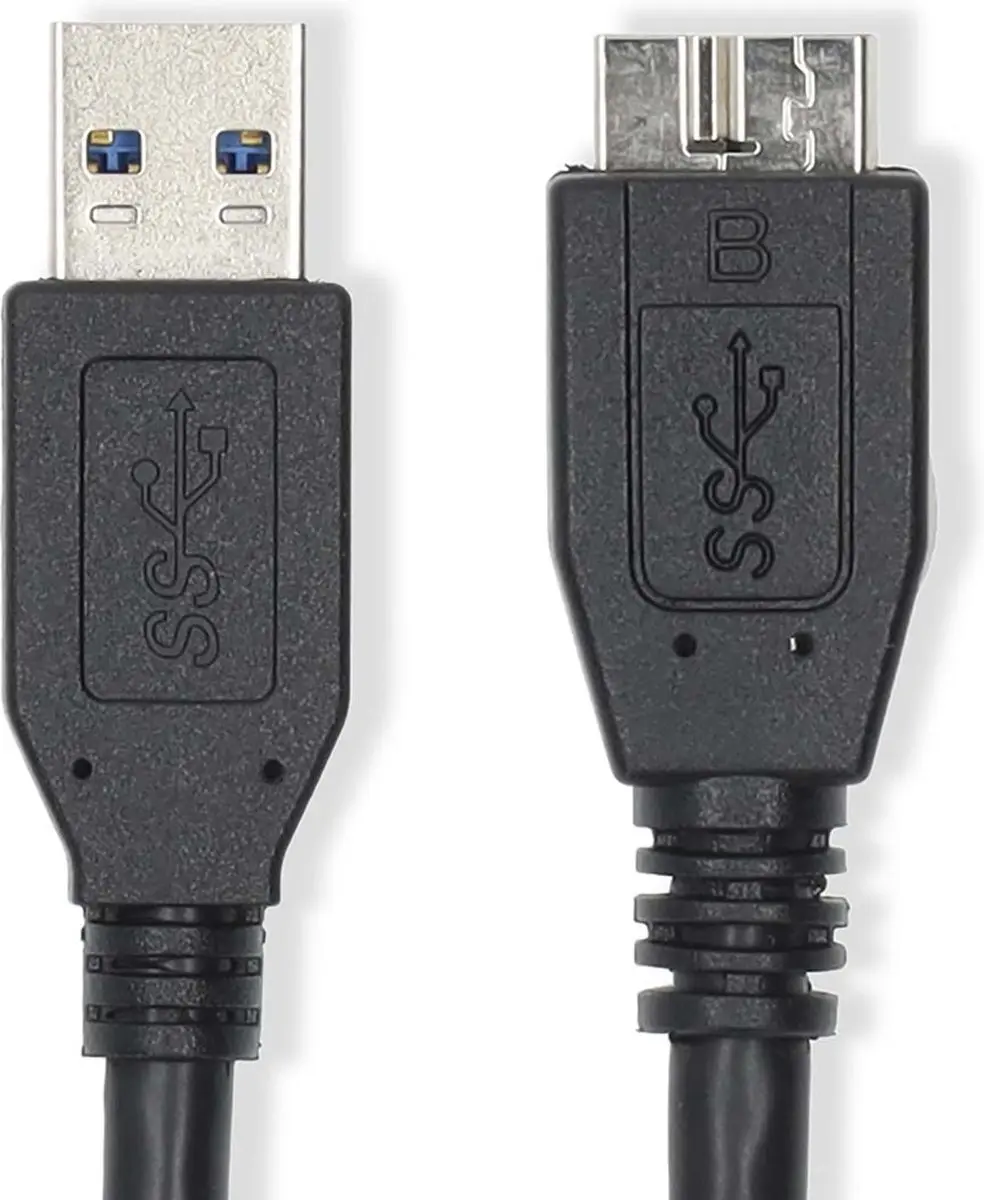 Nedis USB 3.2 Gen 1 A-MicroB Kabel 5Gbps 0,5m - Zwart