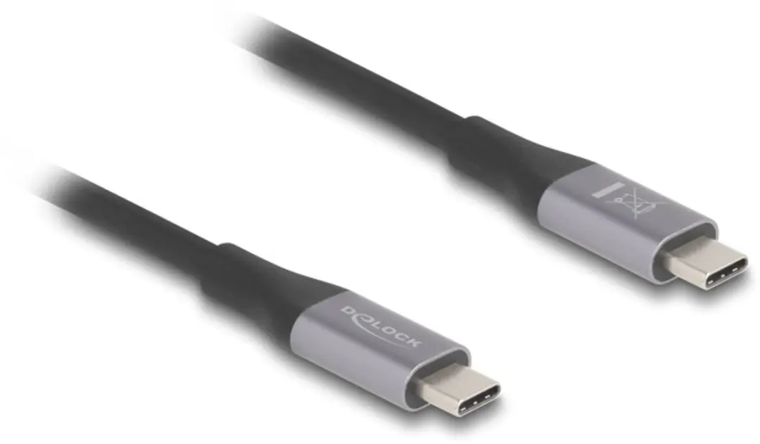 Delock USB4 USB-C Kabel 40Gbps 240W 8K60Hz 2m