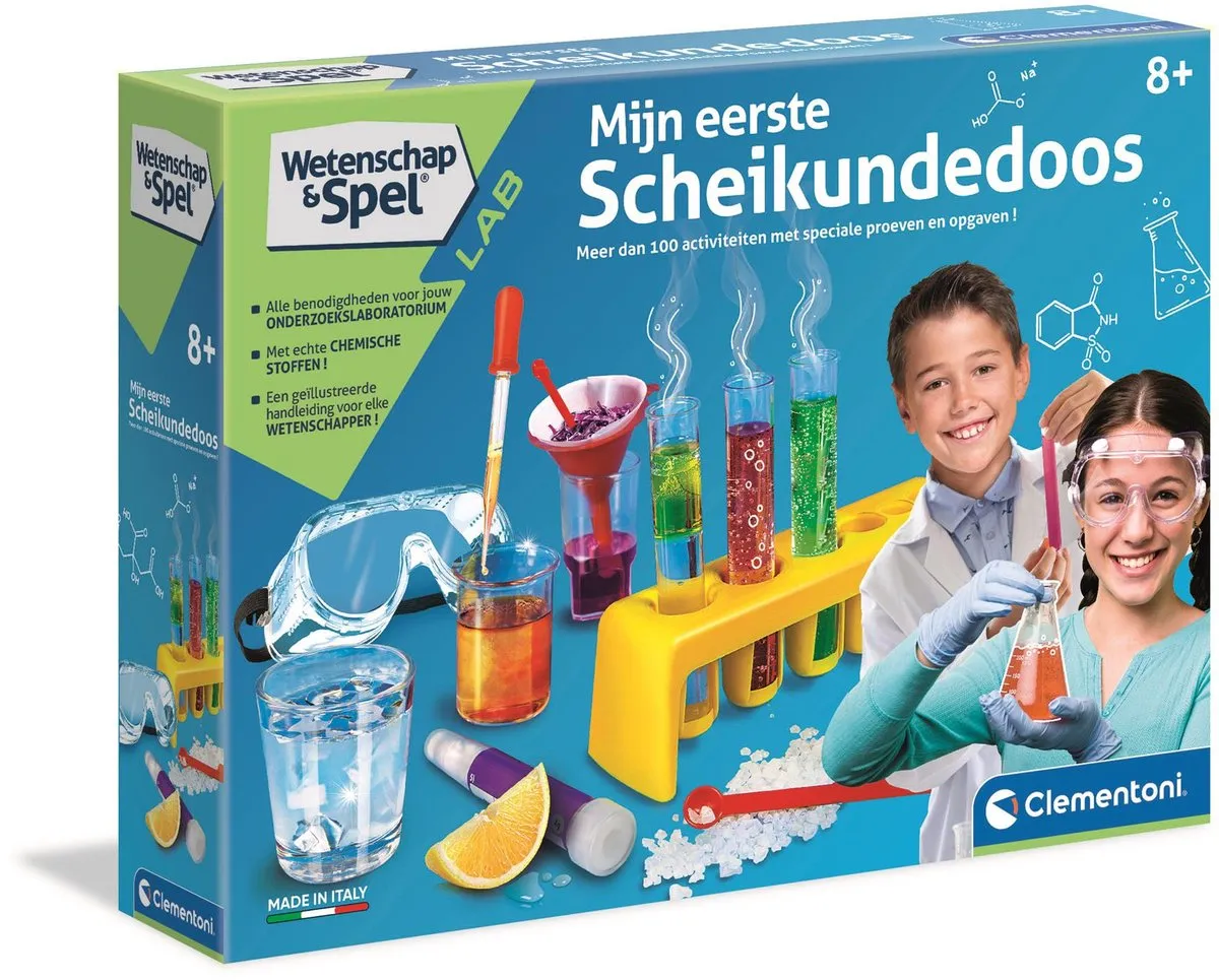 Clementoni Mijn Eerste Scheikundedoos 66414