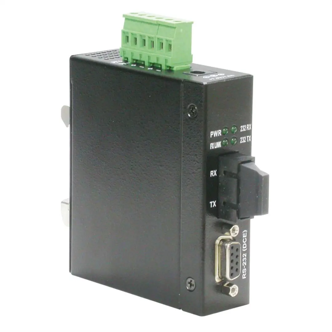 Roline Industriële Converter RS232 naar Glasvezel SC