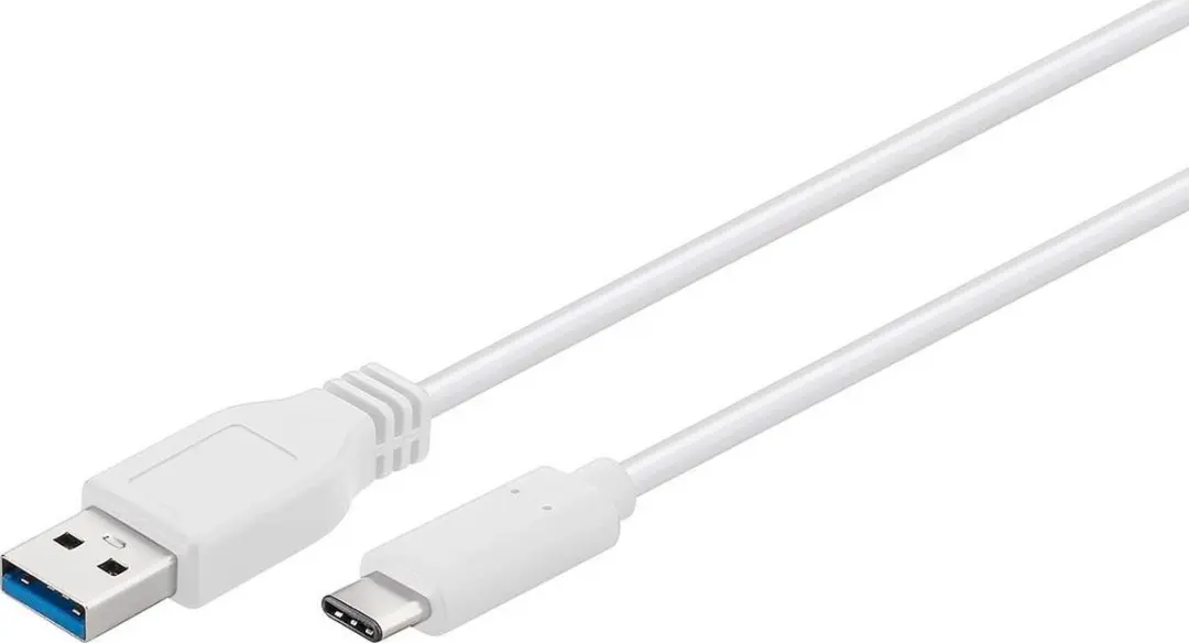 Goobay USB-C naar USB-A Kabel 3.0 - 0,2m - 2A - Wit - 10 Stuks - afbeelding 6 van 6
