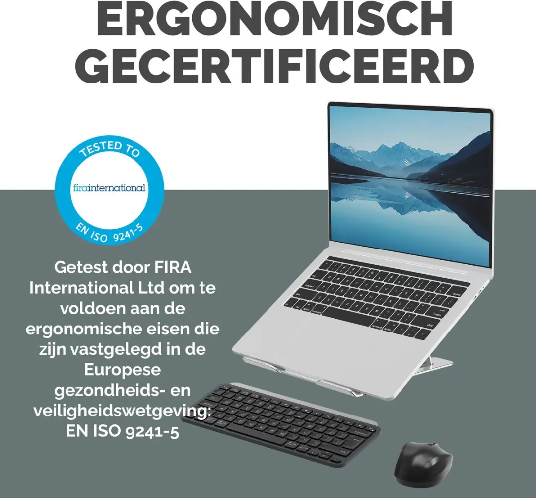 Fellowes Alumia 100138867 Laptopstandaard - Zilver