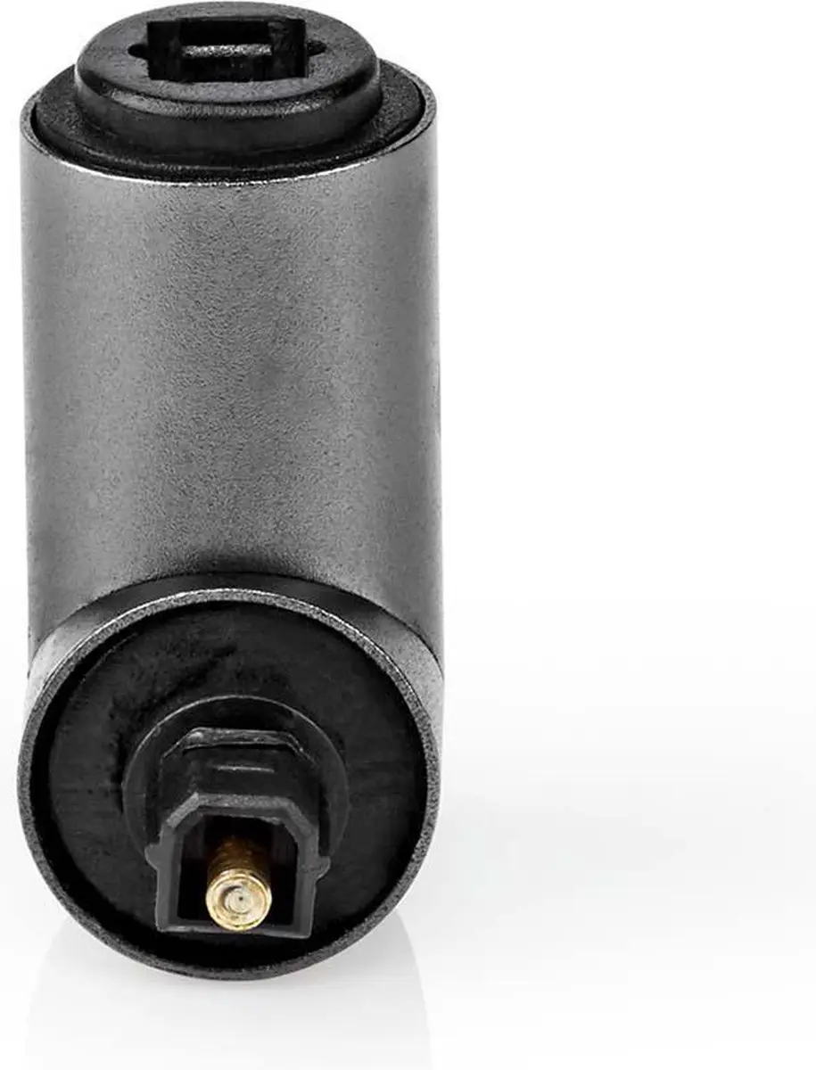 Nedis TosLink Adapter CATB25920GY - 90° Gehoekt - Aluminium