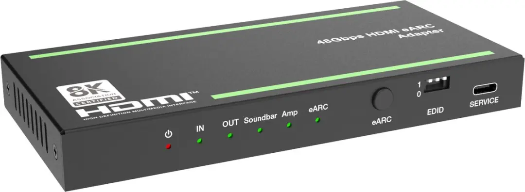 NÖRDIC SGM-242 HDMI 2.1 Switch - eARC/ARC - 4K@60Hz - Zwart