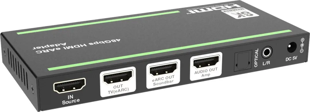 NÖRDIC SGM-242 HDMI 2.1 Switch - eARC/ARC - 4K@60Hz - Zwart