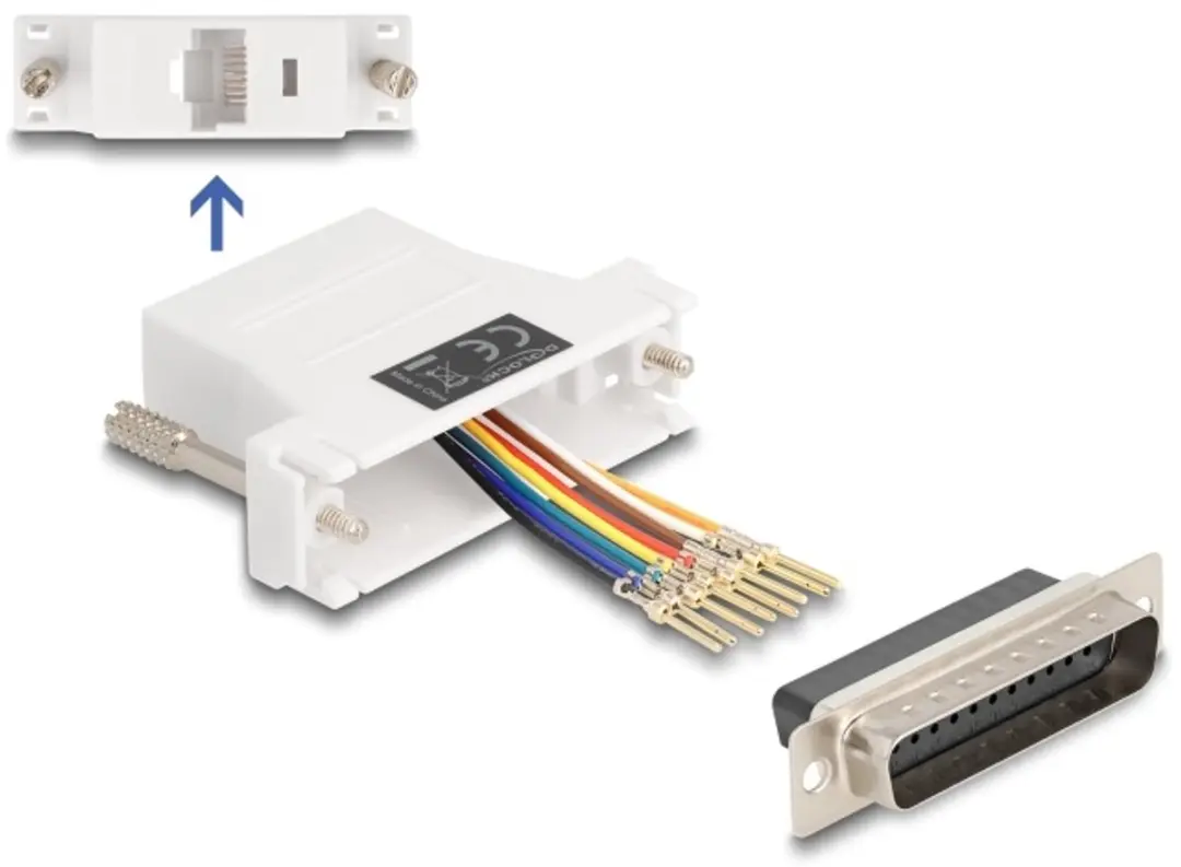 Delock D-Sub 25 naar RJ45 Adapterkit