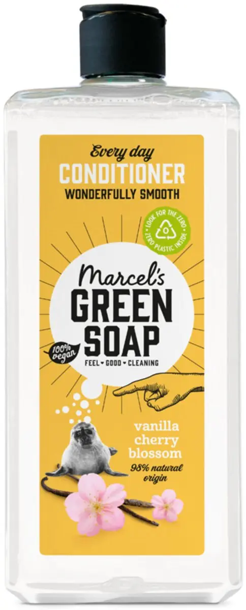 Marcel's Green Soap Conditioner Vanilla & Cherry Blossom 3600ml - 12 Stuks