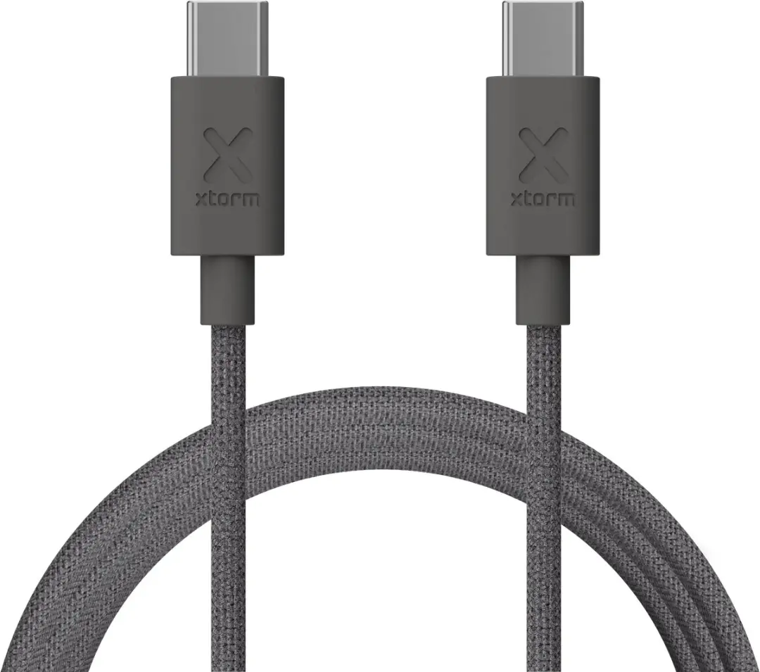 Xtorm Go2 USB-C PD 100W Kabel 1m - Grijs