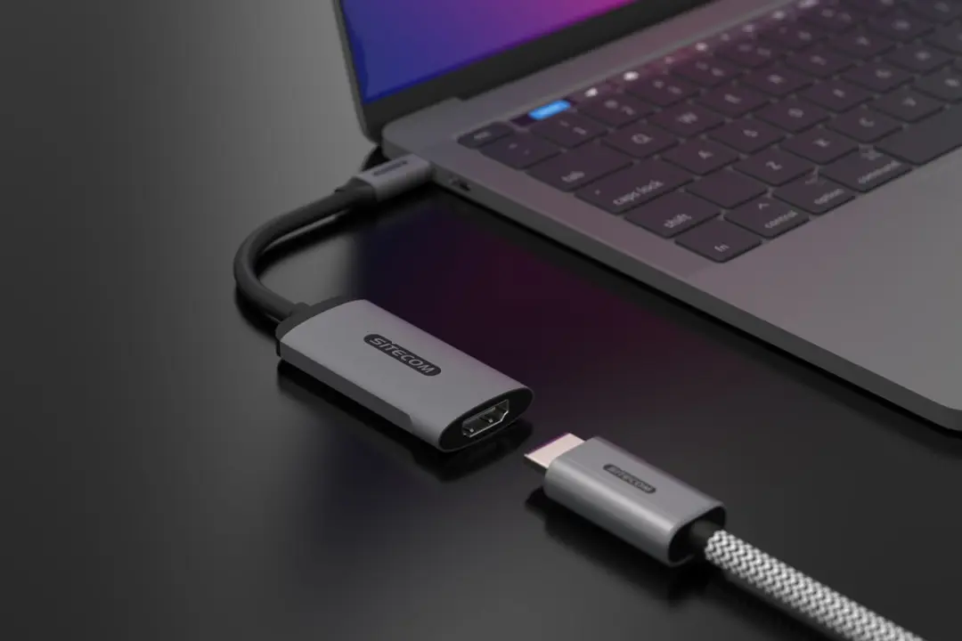 Sitecom AD-1003 USB-C naar HDMI 2.1 Adapter - Zilver