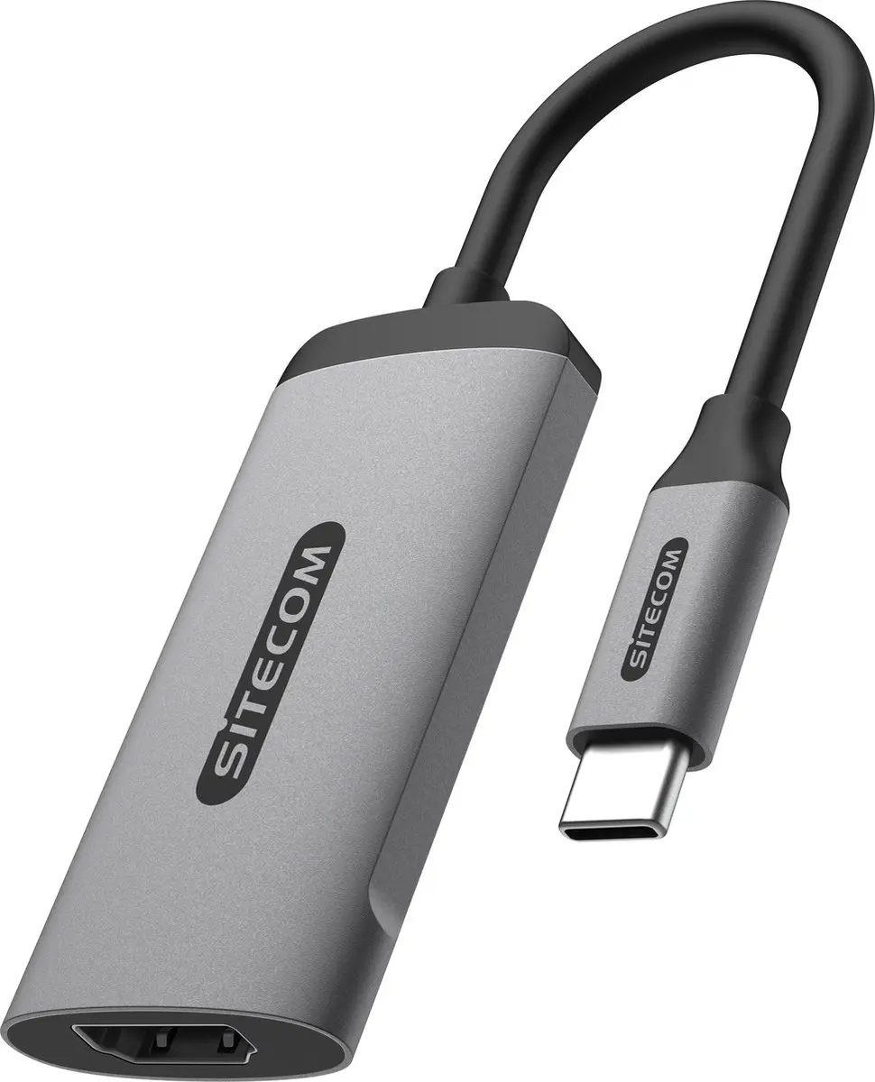 Sitecom AD-1003 USB-C naar HDMI 2.1 Adapter - Zilver