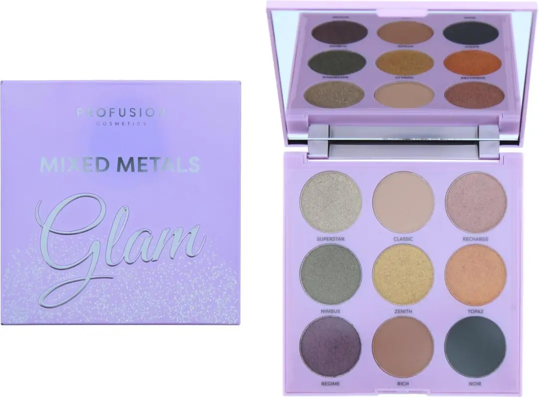 Profusion Mixed Metals Oogschaduw Palette - 12 Stuks