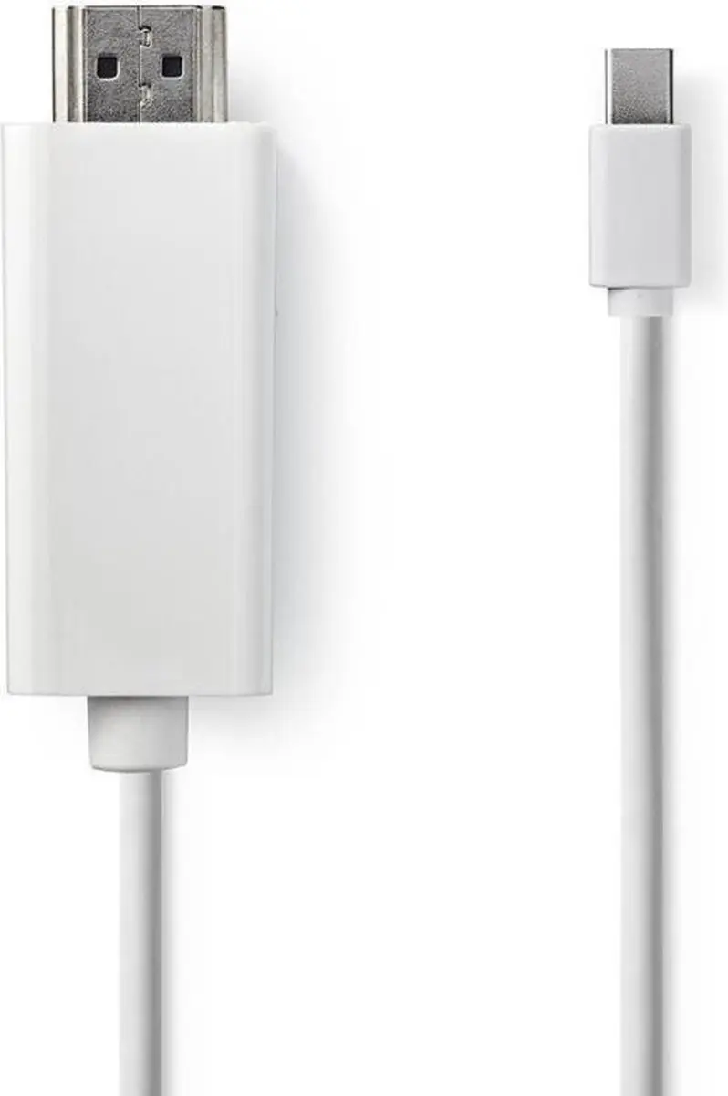 Nedis Mini DisplayPort naar HDMI Kabel 2m - Wit