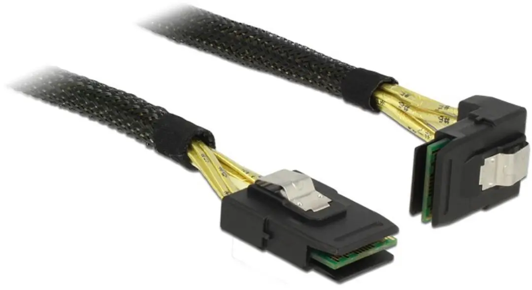 Delock Mini SAS SFF-8087 Kabel 0.5m - Zwart