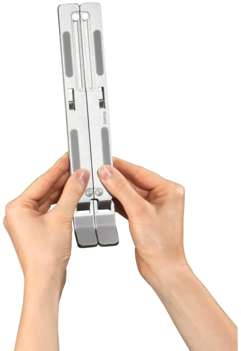 Hama Aluminium Notebookstand 39cm - 15,4" - Zilver - afbeelding 6 van 6