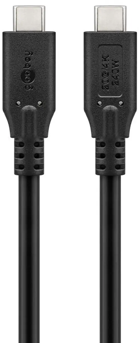 Goobay USB4 USB-C Kabel 20Gbps 240W 4K60Hz