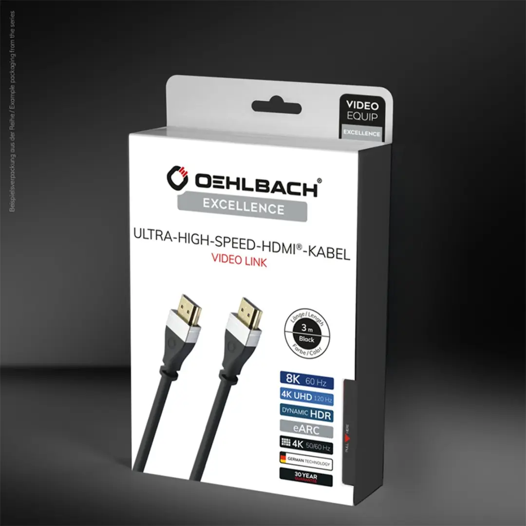 Oehlbach 33104 HDMI Kabel 5m - Type A Zwart