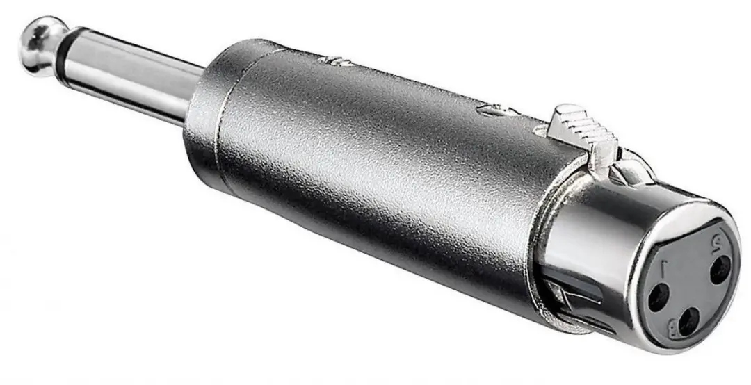 Goobay XLR naar 6,35mm Jack Mono Adapter