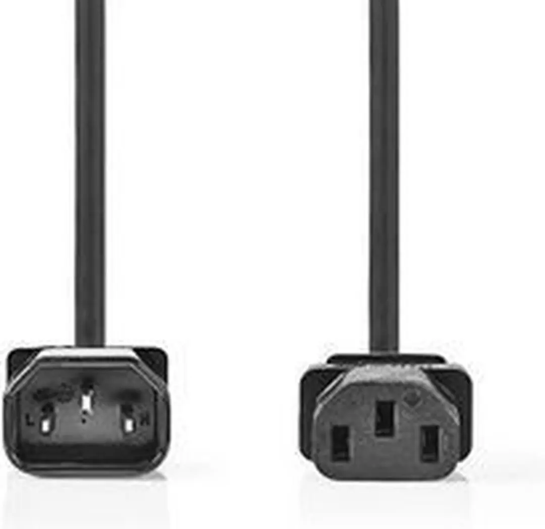 Nedis CEGP10500BK20 Stroomkabel C14-C13 2.0m - Zwart