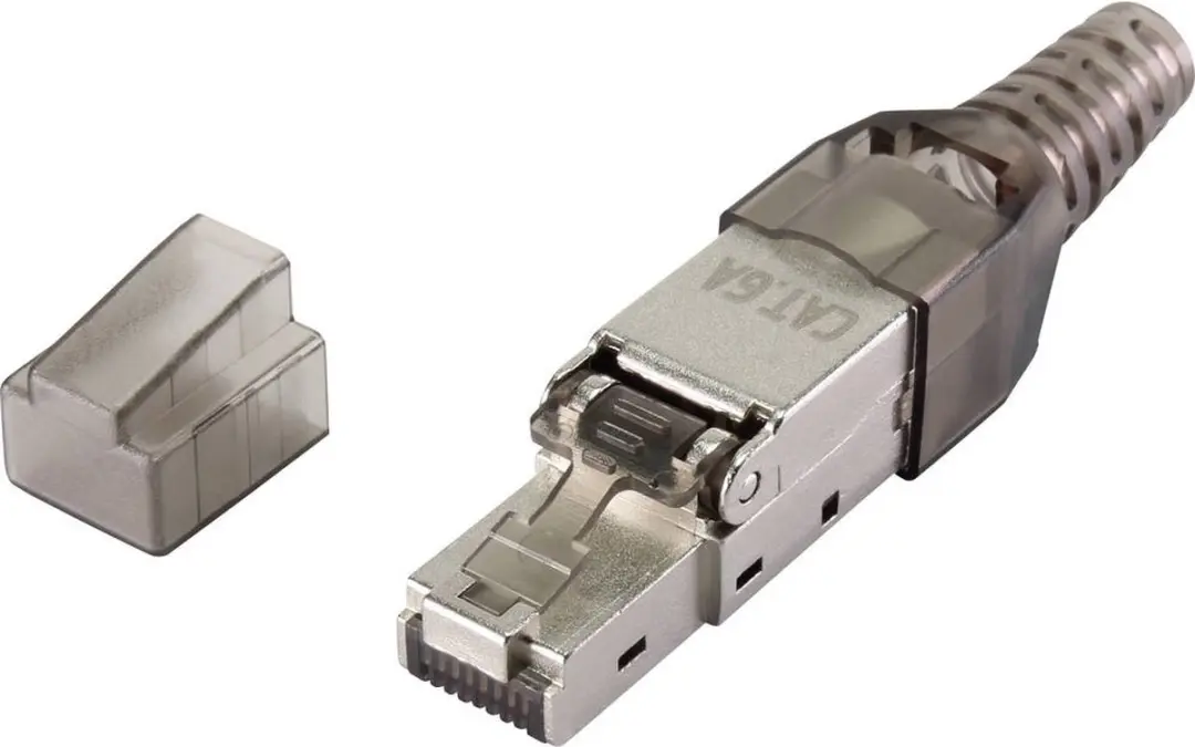 Renkforce CAT6A Veldmontagestekker RF-4538312 - 8P8C - Zwart