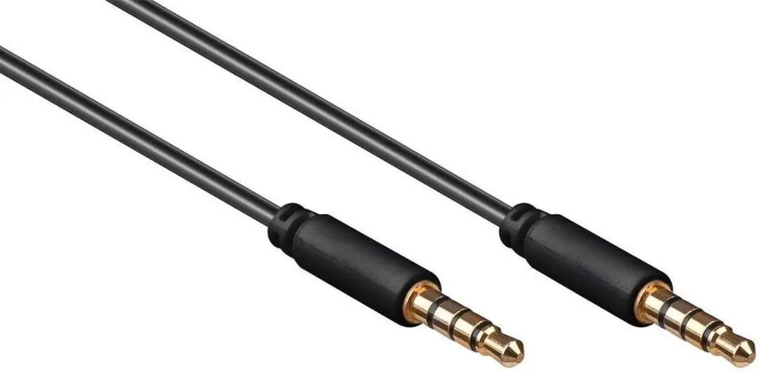 Goobay 3,5mm Jack 4-polig Audiokabel AWG28 - 2m - 10 Stuks