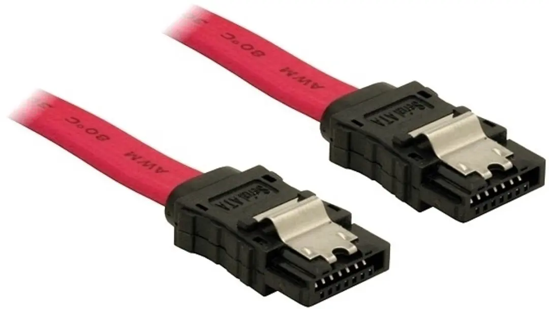 Delock SATA 3 Kabel 70cm - Rood
