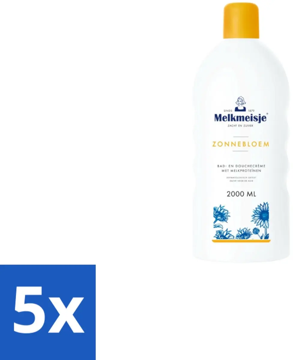 Melkmeisje Bad & Douchecrème Zonnebloem 2000ml