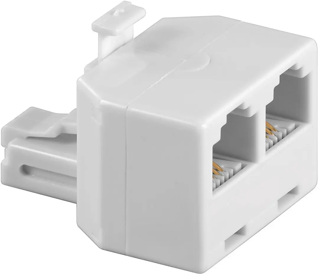 Goobay RJ11 Telefoonsplitter Wit