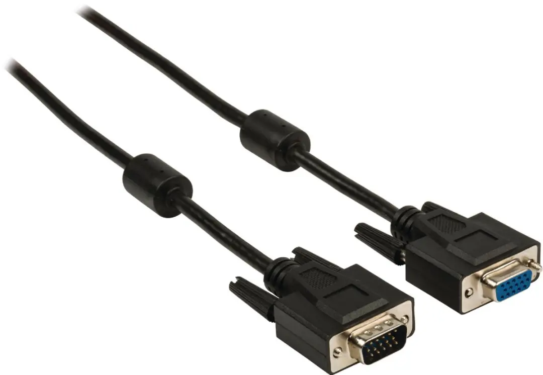 InLine VGA Kabel D-Sub Female - 0.3m - Zwart
