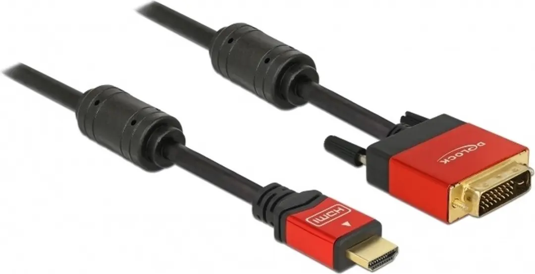 Delock DVI-D naar HDMI Kabel 2m