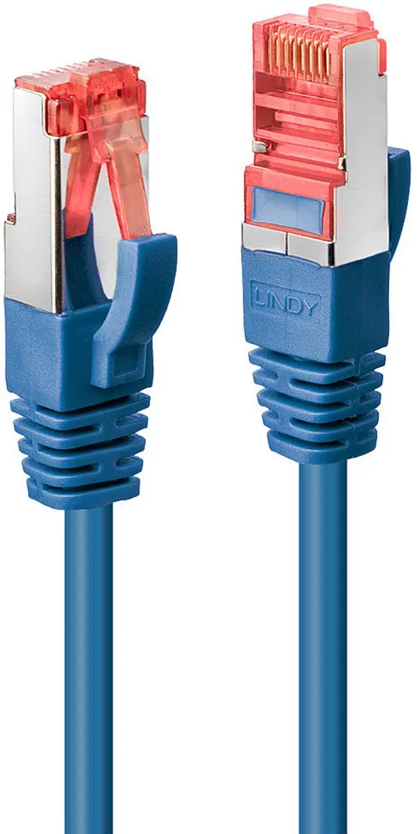 Lindy RJ-45 Cat6 0.3m Netwerkkabel - Blauw